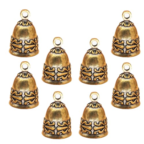 Small Brass Vintage Bells Decorative Witches Bells Perfect for Home Decor, Craft Making and Festive Ornaments