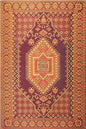 Mad Mats Turkish Rust Outdoor Rug, 8x10 – Reversible, Recycled Plastic, UV Resistant - color: Turkish Rust, size: 8'x10'