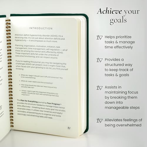 Plan for Everything: Repeatable ADHD Productivity Task Tracker for Adults and Students, Improved Executive Functioning, Enhance Focus & Organization, Women and Men, Achieve Goals - style: ADHD Productivity Task Tracker