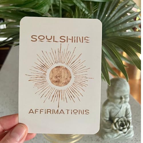 SOULSHINE JOURNEY 52-Packs Of Affirmation Card Positive Affirmations For Women | Inspirational Cards Anixiety Relief Items For Teens Mindfulness Gifts For Teachers