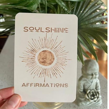 SOULSHINE JOURNEY 52-Packs Of Affirmation Card Positive Affirmations For Women | Inspirational Cards Anixiety Relief Items For Teens Mindfulness Gifts For Teachers
