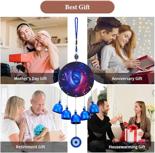 Unique Wind Chimes for Outdoor Garden Home Hanging Decoration (Eye-CY9)