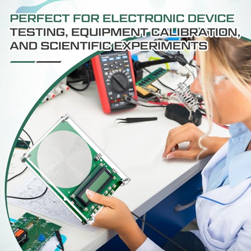 Relaxweex Adjustable Schumann Sine Wave Resonance Generator Ultra Low Frequency Generator Sound Frequency Machine with USB and Acrylic Case(0.1hz-100khz) - color: Green