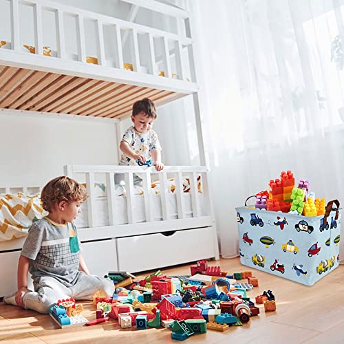 Rectangle Storage Basket, Storage Bins with Handles, Books Box, Gift Baskets(Car) - color: Car