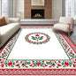 Flatwoven High Traffic Area Rug 4x6, Festive Jumbo Hook Kit Beginner Friendly Embroidery, Non Slip, Stain Resistant, Washable Area Rugs for Living Room, Bedroom (Red, 4x6) - color: Red/Pattern 1, size: 4' x 6' (Rectangular)