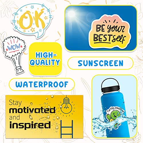 zheyistep 400Pcs Inspirational Cards Set, 200Pcs Affirmation Cards for Women, 200Pcs Motivational Stickers for Kids, Business Card Sized Encouragement Cards for Students Teachers