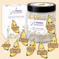 Nana Gifts Positive Banana Jar – 60 Sweet Notes for Nana, Gigi, Mimi, Funny Sentimental Mothers Day Gifts for Grandma from Granddaughter, Grandson, Grandkids, Easter Basket Stuffers - color: Positive Banana