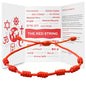 Red String Bracelet, Protection, Luck and Love, Handmade in the Holy Land, Hindu, Buddhist and East Asian Faith Symbol, Evil Eye Strand for Men and Women, Spiritual and Adjustable Bracelet, with CoA - style: Red String Bracelet - 7 Knots