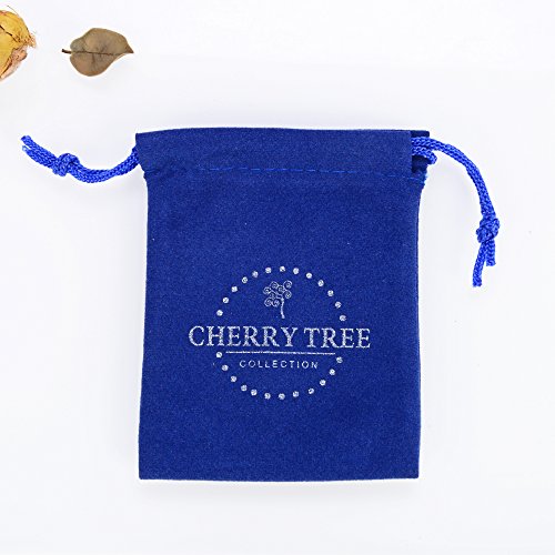 Cherry Tree Collection Gemstone Beaded Stretch Bracelet 8mm Round Beads 7" - color: Chocolate Faceted Agate