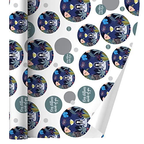 GRAPHICS & MORE Keep Stillness Inside of You Meditation Yoga Gift Wrap Wrapping Paper Roll