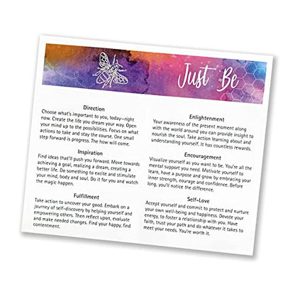 Just Be - The Wellness Deck: Card Deck for Guidance, Motivation and Inspiration. Great for Therapy and Building self-Esteem. GT3421