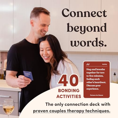Partners are Human | 140 Conversation Cards to Help Deepen Romantic Relationships | Card Game for Bonding & Communication | Therapy for Adults - style: Partners Are Human