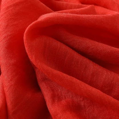 Pashmina Shawl Party Wraps Evening Dress Bridesmaid Long Cotton Scarves for Wedding - color: Pure Red 5