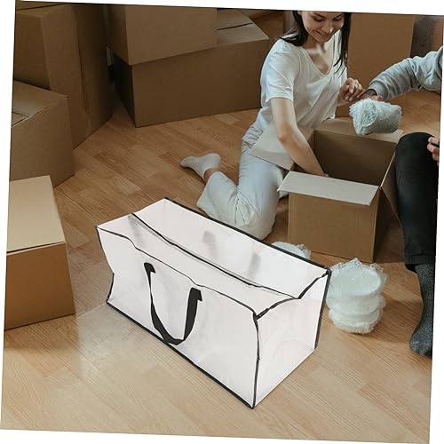 LIFKOME 1pc Heavy Duty Storage Bag for Moving Travel Comforter Packing Tote Handles Capacity Multi-purpose Organizer for Home Outdoor Use
