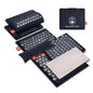 BalanceMate® Acupressure Mat Set with 6,210 Pressure Points for Pain Relief and Relaxation Kit for Back, Neck, and Sleep – Yoga and Meditation Pillow (Deep Black) - color: Deep Black