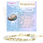 Farfume Beaded Bracelets for Women, Chakra Crystal 4mm Beads Gemstone Natural Stone Bead Spiritual Jewelry Gifts for Women - color: Light Yellow Amazonite-Confidence