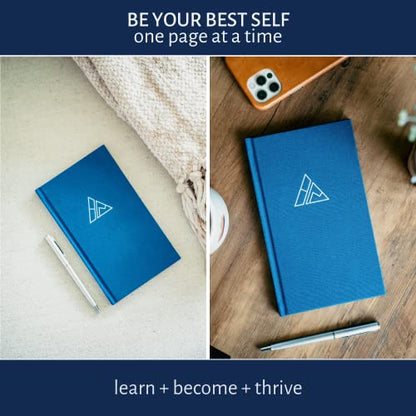 Self-Mastery Journal for Men - Gratitude Journals – 5 Minute Journal - Reflection Manifestation Journals for Mindfulness – Self Care Journal – Goal / Guided Gratitude Journal for Women & Men - color: Ocean Blue