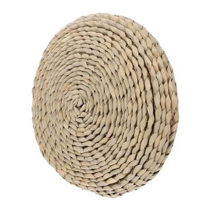 MERRYHAPY Round Cotton Filled Yoga Cushion Mat Handmade Woven Meditation Seat 100% Cotton Thickened for Comfort for Meditation and Relaxation