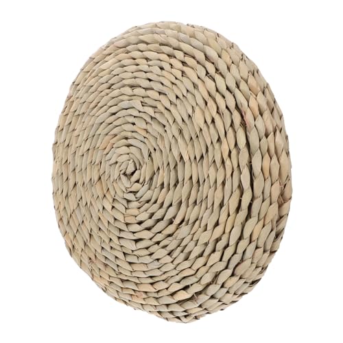 MERRYHAPY Round Cotton Filled Yoga Cushion Mat Handmade Woven Meditation Seat 100% Cotton Thickened for Comfort for Meditation and Relaxation