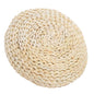 ERINGOGO Straw Weaving Meditation Cushion 30x6cm, Hand-Woven Tatami Yoga Seat Mat with Space Cotton Filling, Lightweight Worship Cushion for Home, Yoga, and Zen Practice