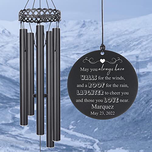 Personalized Housewarming Wind Chime for New House, New Home Wind Chime, Gift for New Home, Housewarming Presents for New House, New Home Gift, Warming Gifts New Home, Personalized New Home Christmas - color: Sweet Home-4