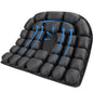 Starlo Sondour Travel Seat Cushion, Airplane Cushion Long Flight, Portable Airline Cushion with Air Pump, Wheelchair Cushion;Pressure Relief Inflatable Seat Cushion (Round Black) - color: Round Black