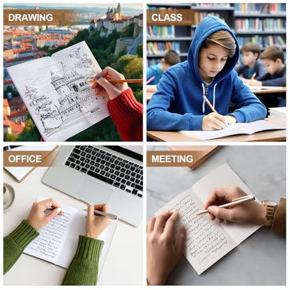 30PCS A5 Blank Kraft Notebooks Bulk, 8.3x5.5inch Unlined Paper Composition Notebook, 60 Pages Travel Journal Notebook Set for Work, School, Student,Kids and Writing