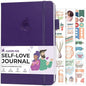 Clever Fox Self-love Journal – Guided Self-Discovery Log for Self-care, Reflection & Self-help, Mental Health, Gratitude & Mindfulness (Purple) - color: Purple