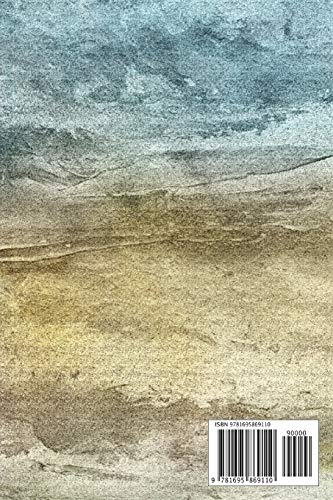 Gratitude Journal: Textured Beach Design - A notebook to record all of the things you are grateful for, 6 x 9 100 pages
