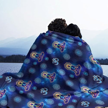 Adults Men Women Soft Blanket, Yoga Mandala Meditation Hippie Chakra Warm Throw Wrap Cover Large Throw Wearable Blankets, Sleeping Blanket - color: Pattern 13, size: 60x80inch-adults