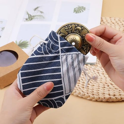 Tibetan Tingsha Cymbals Meditation Chime Bells 2.5" 8 Lucky Symbols Embossed Brass with Gift Box Drawstring Cloth Bag for Sound Healing, Yoga, Stress Relief Meditation Instruments - color: 8 Lucky Symbols