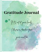 Gratitude Journal: Watercolor Gratitude Journal | 110 pages, 7.5 x 9.25"