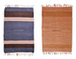 Purpledip Woollen Place Mats Rug: Meditation Prayer Floor Mats (Set of 2)