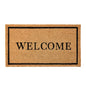 Coco Coir Door Mat with Heavy Duty Backing, Welcome Doormat (17" x 30"), Doormat Entrance (Welcome2-1Pack) - color: Welcome2 - 1pack