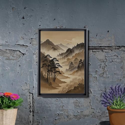 Japanese Wall Art, Minimalist Wall Art, Neutral Abstract Art, Modern Minimalist, Zen Wall Art, Zen Printed Wall Art, Japanese Art Print, Canvas, Wall
