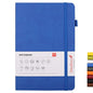 Lined Journal Notebooks with Pen Loop, Hardcover Notebook Journal for Work, 100Gsm Premium Thick Paper with Inner Pocket, Medium 5.7"x8.4", （Blue, Ruled） - color: Blue