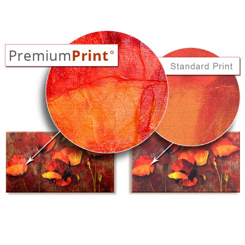 artgeist - Textured Canvas Wall Art Zen Spa 35x12 in - Painting Canvas Prints - Acrylic Gel Texture - Picture Artwork Image - Modern Home - Nature Bamboo Feng Shui Spa Stone Green White b-B-0206-b-a