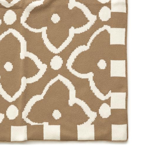 Vera Bradley Women's Cotton Double Knit Throw Blanket - color: Moorish Tiger's Eye