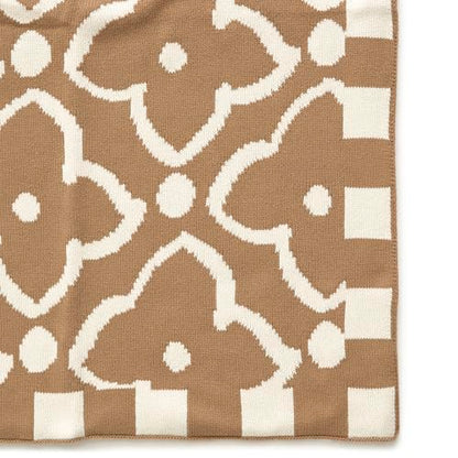 Vera Bradley Women's Cotton Double Knit Throw Blanket - color: Moorish Tiger's Eye