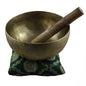 Devyom Tibetan Buddhist Brass Singing Bowl Large for Meditation and Healing Long Lasting Great Sound 19 Centimeter