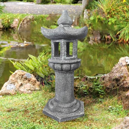 Solar-Powered Pagoda Lamp - style: Pagoda02