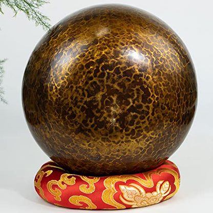 Copper Bowl Meditation Singing Bowl Tibetan Singing Bowl Sound Bowl Yoga Meditation Buddha Sound Bowl Ornament Copper Bowl Meditation Gift Bowl,14CM - size: 14CM
