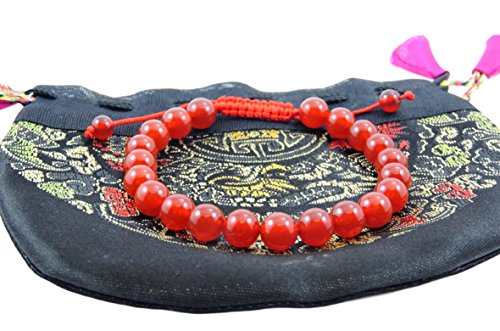 Carnelian Wrist Mala/Bracelet for Meditation