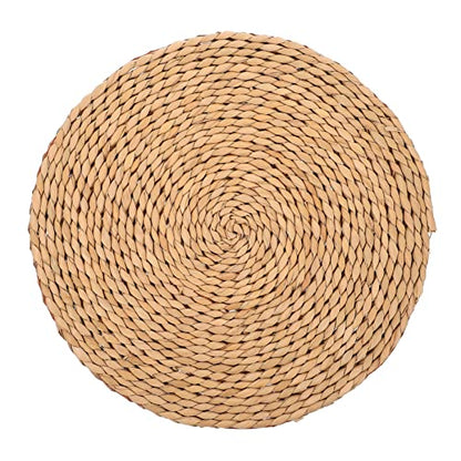 Levemolo Woven Rounded Seat Mat Thicken Meditation Mat Flexible Simple Beauty