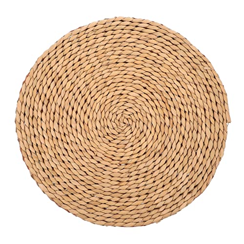 Levemolo Woven Rounded Seat Mat Thicken Meditation Mat Flexible Simple Beauty