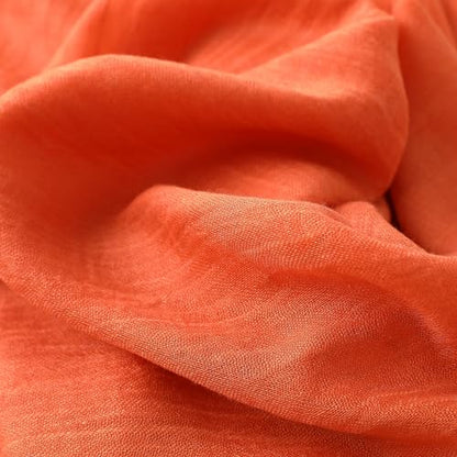 Pashmina Shawl Party Wraps Evening Dress Bridesmaid Long Cotton Scarves for Wedding - color: Orange 8