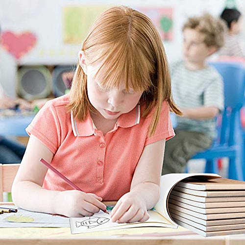 A AIFAMY 10 Pack Blank Flipbook for Animation, Sketching, and Cartoon Creation, 4" x 5.55'' Animation Flip Book Mini Sketch Pad for Kids, 120 Pages (60 Sheets)