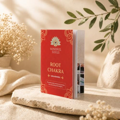 Root Chakra Healing Kit – Grounding & Stability with Crystals, Essential Oils, Candle, Meditation Shawl, Chakra Jewelry, Affirmations & Guidebook – 1st Box - color: Root Chakra