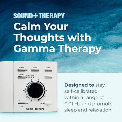 Adaptive Sound Technologies Sound + Therapy - Comprehensive Therapy Experience for Optimal Sleep Environment - Gamma Light & Soothing Noise - Precision Volume Dial - Relaxation Support