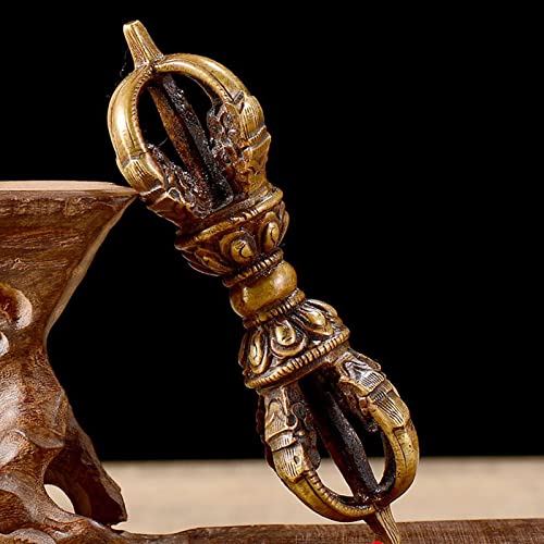 Hand Bell,Buddhist Meditation Bell It Can Be A Bell For Yoga And Meditation, A Hotel Bell, An Office Bell For Home Or Office, A Sound Healing Instrument, A Musical Instrument(16.5cm) - size: 16.5cm
